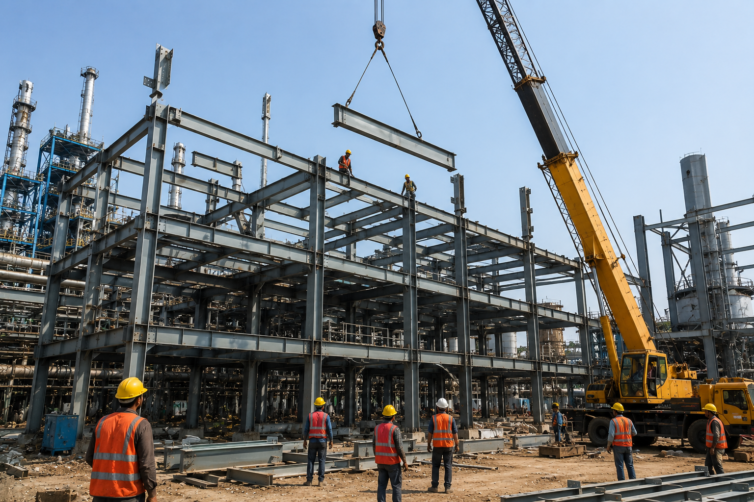 SHED FABRICATION & EOT CRANE ERECTION